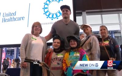 Patriots’ Hunter Henry gives away 70 bikes to foster kids