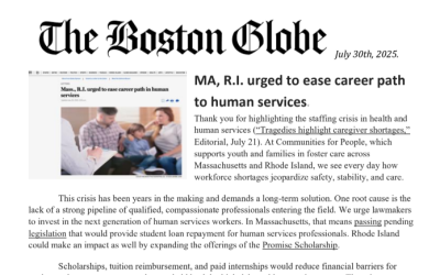 MAMÁ, RI urged to ease career path to human services.